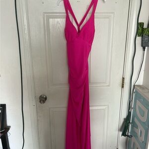 Pink prom dress